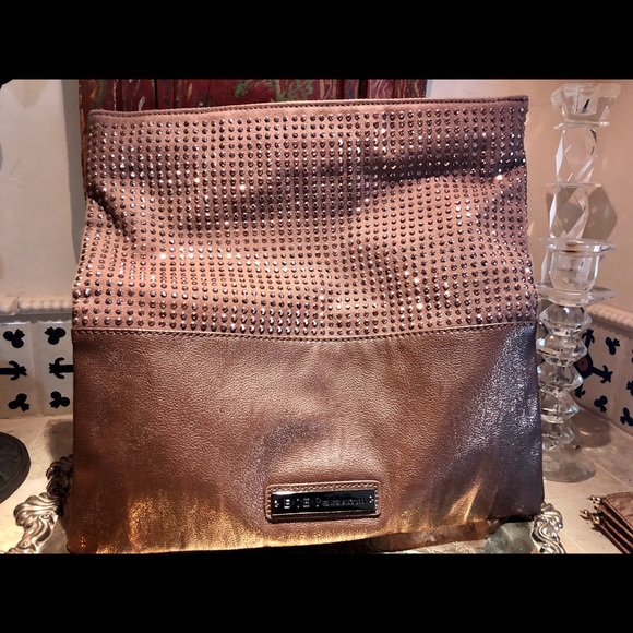 BCBGeneration Bronze Foldover Clutch - Picture 5 of 5